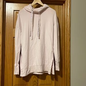 Athleta pink hooded sweatshirt size medium (#36)